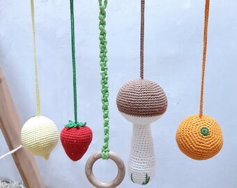 Gimnasio de actividades para bebés, juguetes para bebés, juguetes colgantes para bebés, regalo para futuras mamás, gimnasio de actividades para bebés, regalo para padres primerizos, regalo posparto. Móvil para bebés.