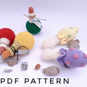 Haakpatronen pdf Paddofles gehaakte dobbelsteenzak patroon Paddenstoel pluche Heksendrankfles Paddenstoel gehaakte dobbelsteenzak