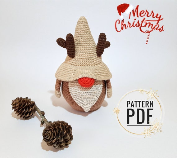 ハンドメイド ジンジャーブレッドマンのあみぐるみ クリスマスに 