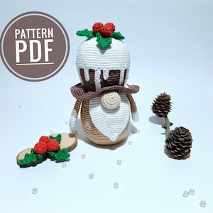 Christmas gnomes crochet patterns pdf Christmas amigurumi pie Crochet christmas decoration Christmas ornaments Christmas crochet patterns