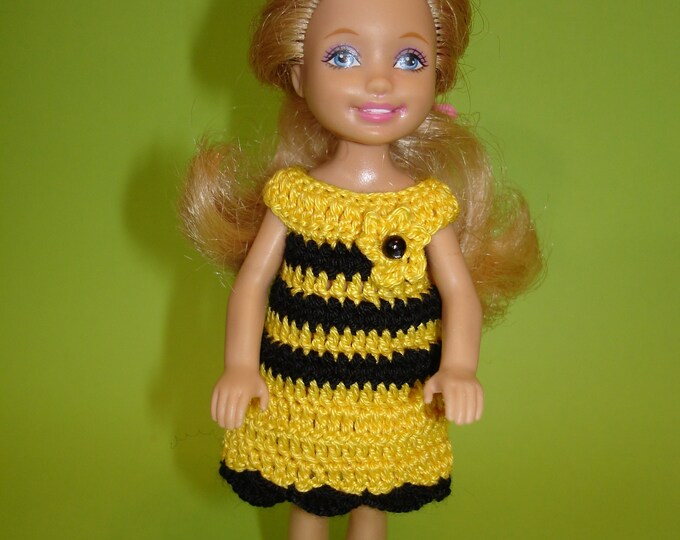 Chelsea Doll Clothes 55 Inch Doll Dress Barbie Little Sister Etsy