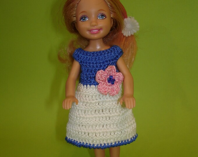 Chelsea Doll Clothes 5,5 Inch Doll Dress Barbie Little Sister Clothes