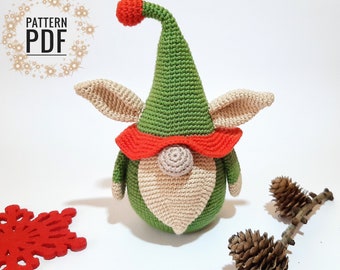 Elfe Muster Weihnachten Gnome Anleitung Weihnachtszwerge Häkelanleitungen Weihnachtszwerg Weihnachtswichtel Amigurumi Muster Weihnachtswichtel Weihnachtsdeko