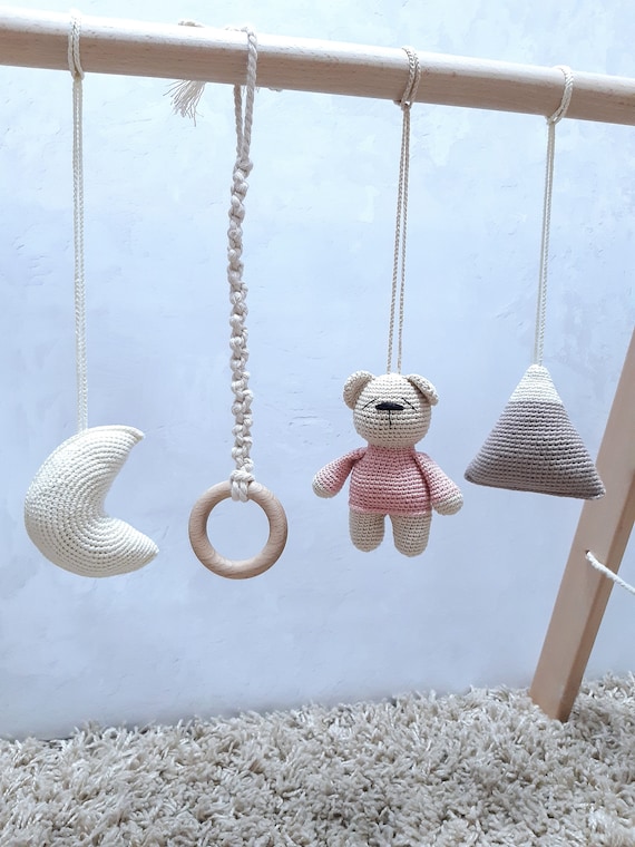 Baby Gym Crochet Bear Baby Gym Toys Play Gym Toys Baby Activity