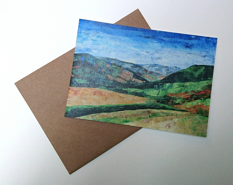 Set of 3 Landscape Blank Greeting Cards. Fine Art Notecards. Etsy