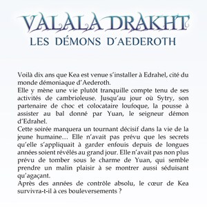 Novel Valala Drakht signed Young Adult paranormal romance by Thaïs Aubert image 3