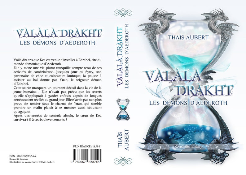 Novel Valala Drakht signed Young Adult paranormal romance by Thaïs Aubert image 4