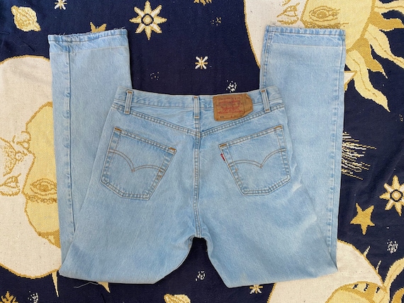 Vintage 501 Levis / Levi 501 / high waisted Levis