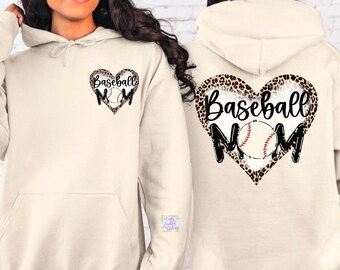 Baseball mom hoodie | baseball mama Hoodie | Sports Mom Gifts | Game Day Hoodie | Gift for Mom | Baseball Season | sport hoodie