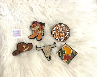 Trucker hat pin pack #3 | trucker hat charms | charm for trucker hat | western hat pins | cowgirl hat pins