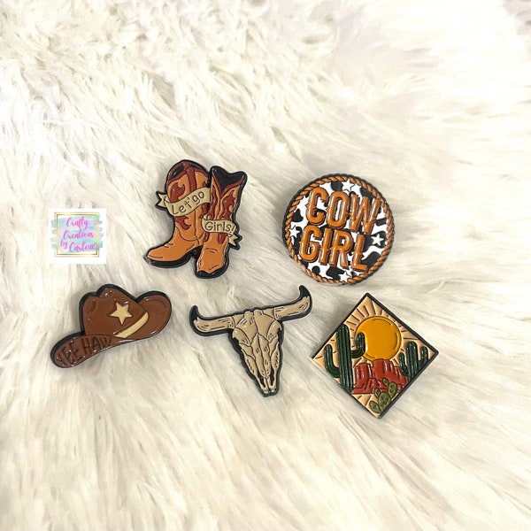 Trucker hat pin pack #3 | trucker hat charms | charm for trucker hat | western hat pins | cowgirl hat pins