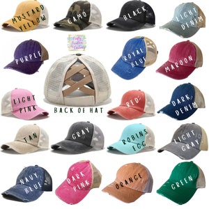 Let them patched hat | mental health hat | semicolon hat | anxiety sucks | hat for mom| mothers day gift | Beach hat | trendy hat bild 2