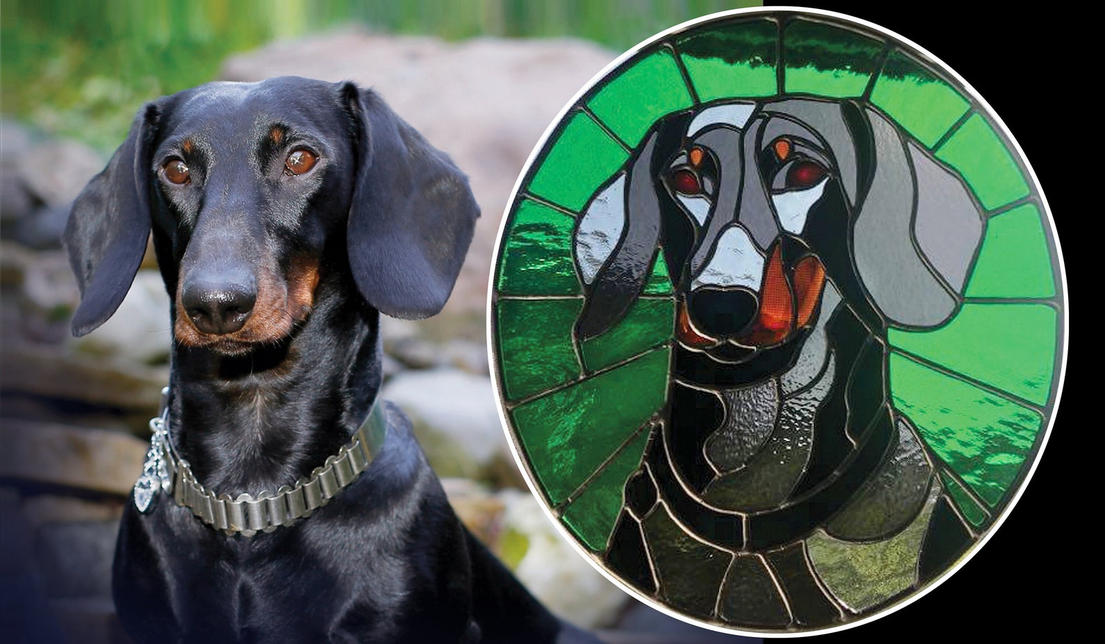 Custom Stained Glass Pet Portraits Perfect Gift for Birthday Etsy