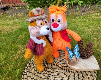 Handmade Crochet Chipmunk Amigurumi – Disney Cartoon Characters