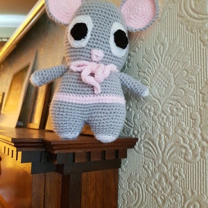Hand Crochet Toys, Crochet Mouse  Toy. Handmade Crochet Mouse..