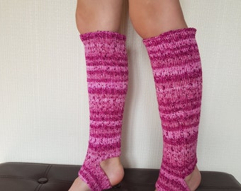 YOGA SOCKS Hand Knit Flip Flop Socks Yoga Socks Pedicure Socks Toe Less Socks Pilates Socks Modern, Fashion Socks