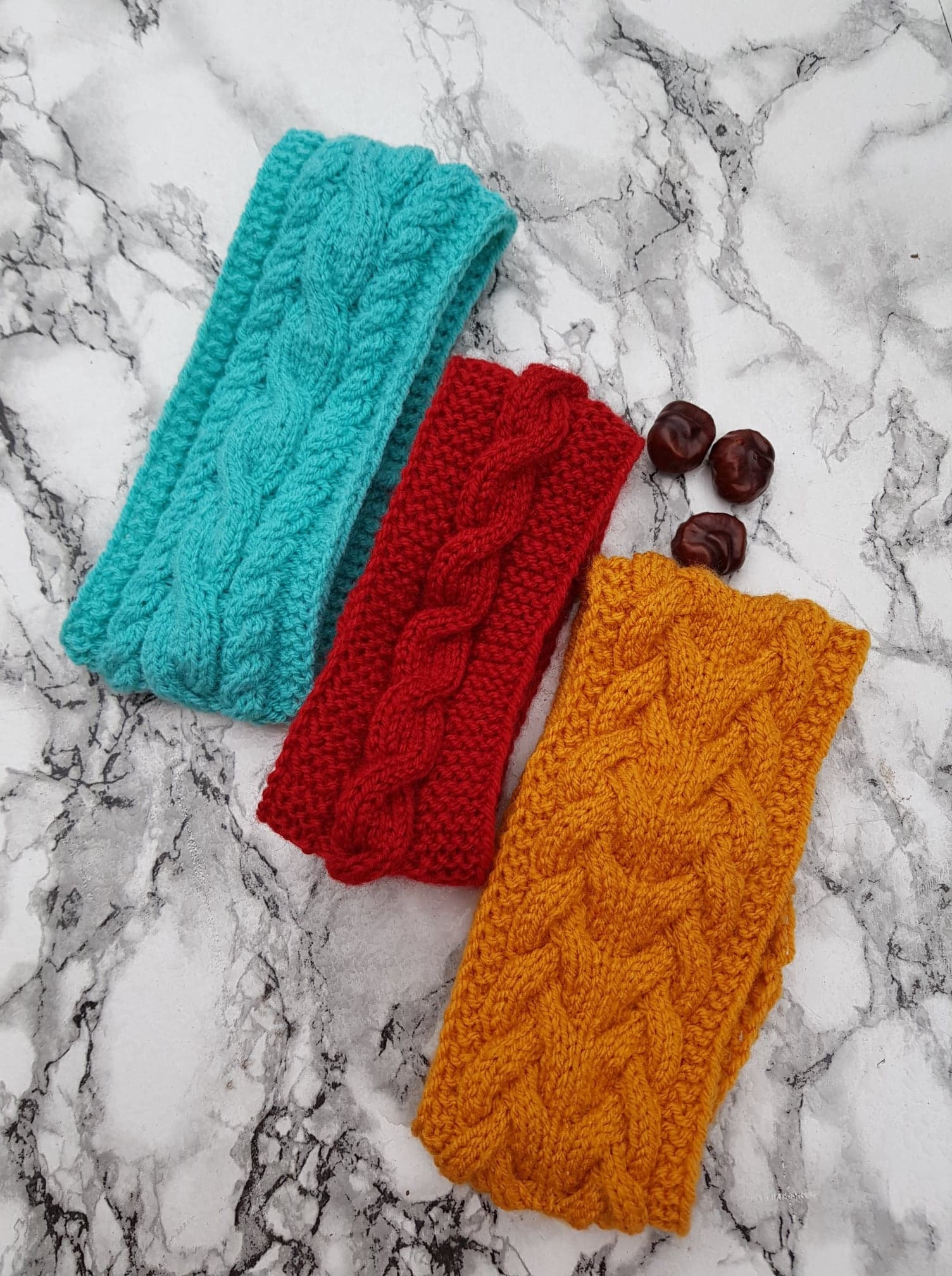 Handcrafted Multicolor Knitted Headband with Button RHK0101-019800M.jpg?v=  main image 4