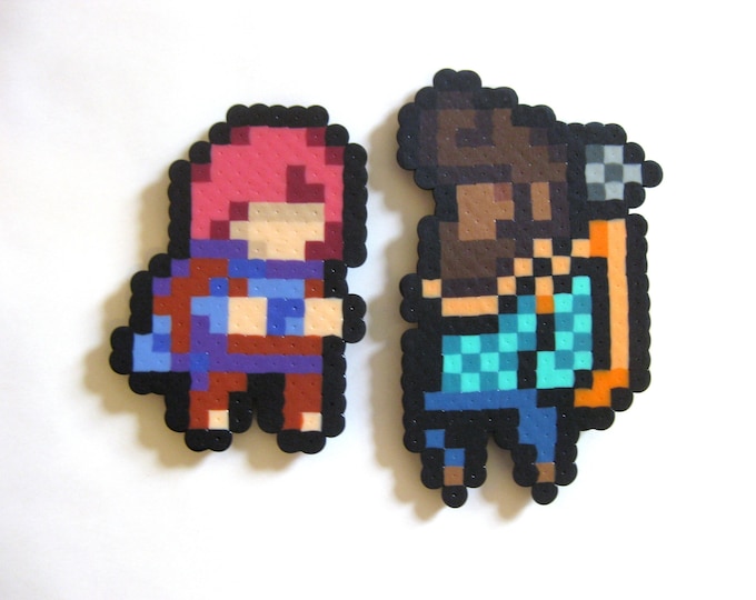 Madeline and Theo Celeste Perler Pixel Art (with magnet option!)