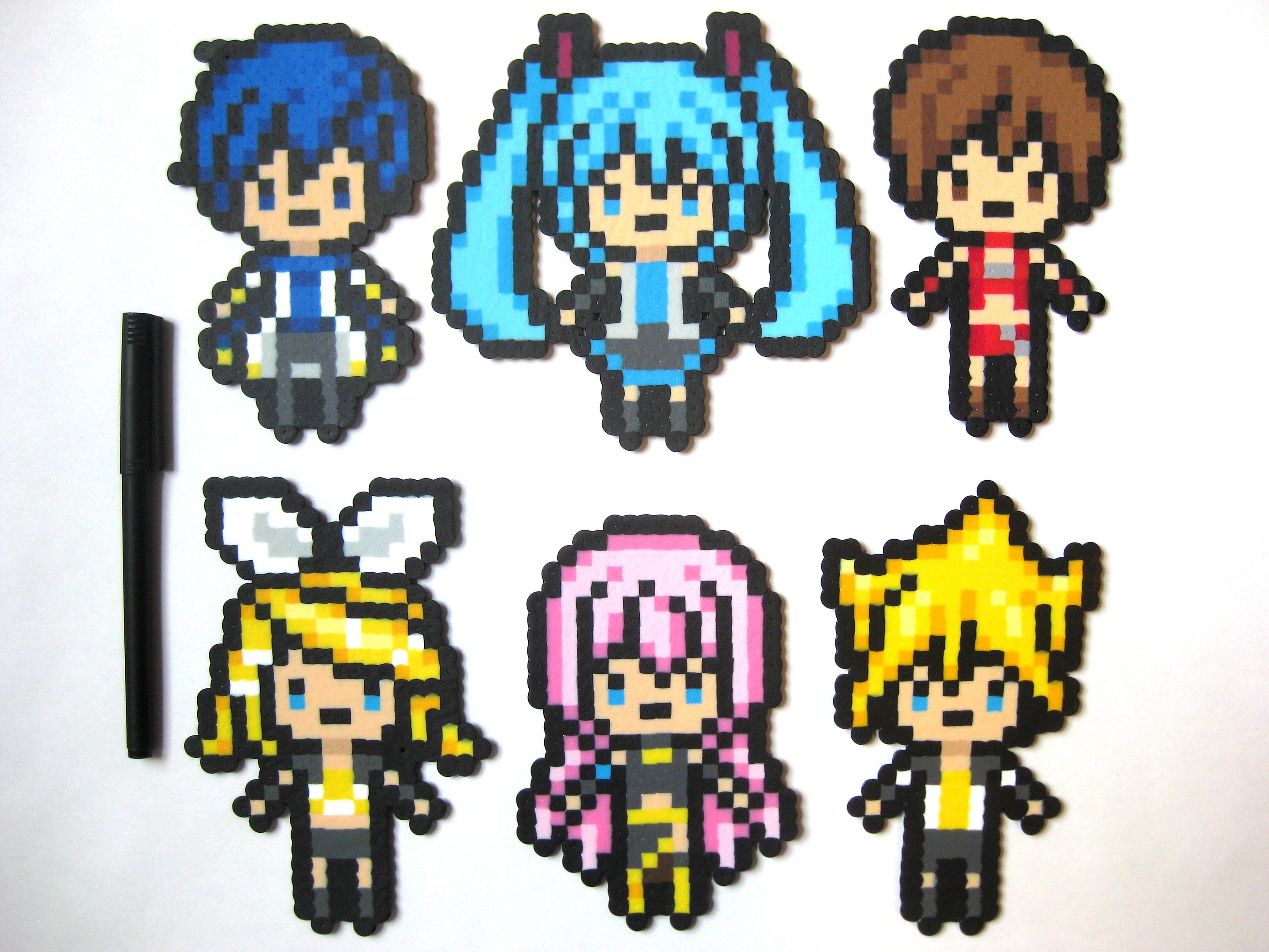 Vocaloid Perler Pixel Art Etsy UK