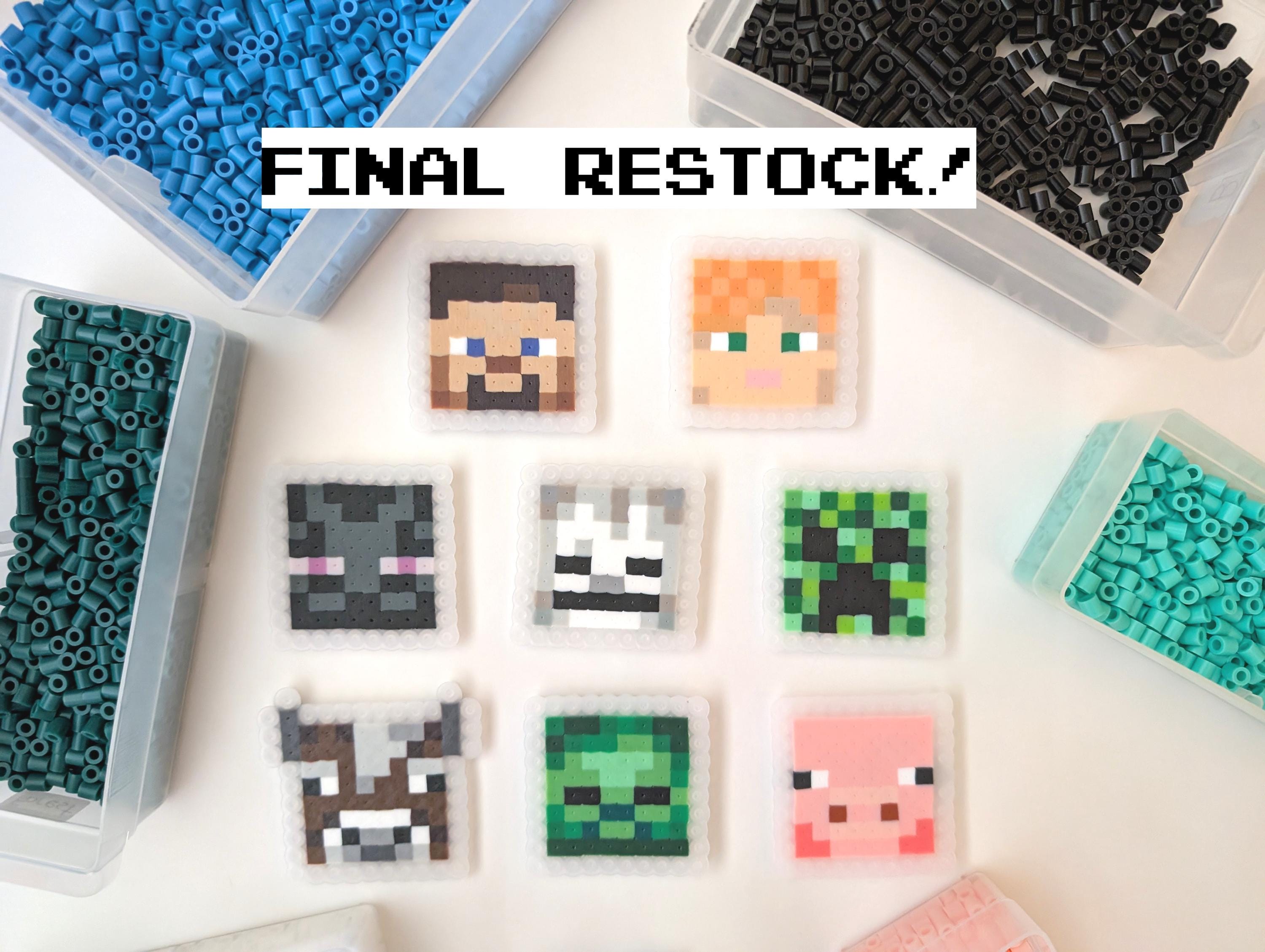 Minecraft Perler Pixel Art Magnets - Etsy