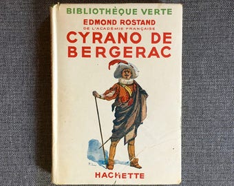 Cyrano de Bergerac Edmond Rostand Bibliothèque verte Hachette 1939