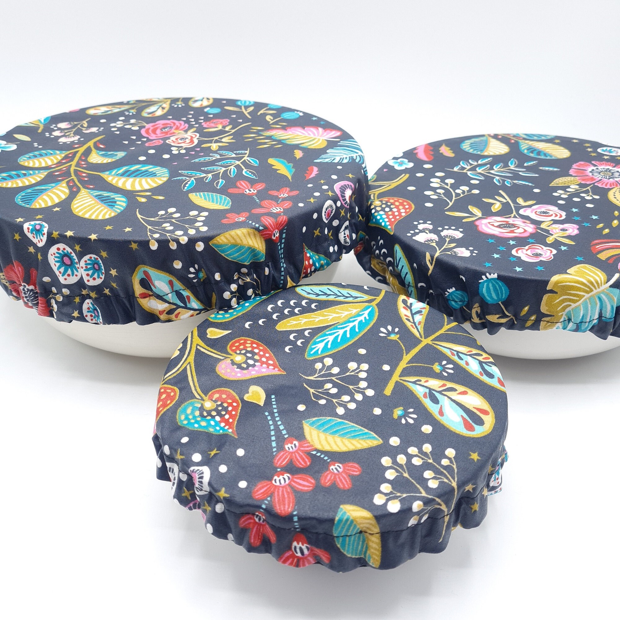 Charlotte Couvre Plat , Écologique en Coton Enduit Plusieurs Tailles