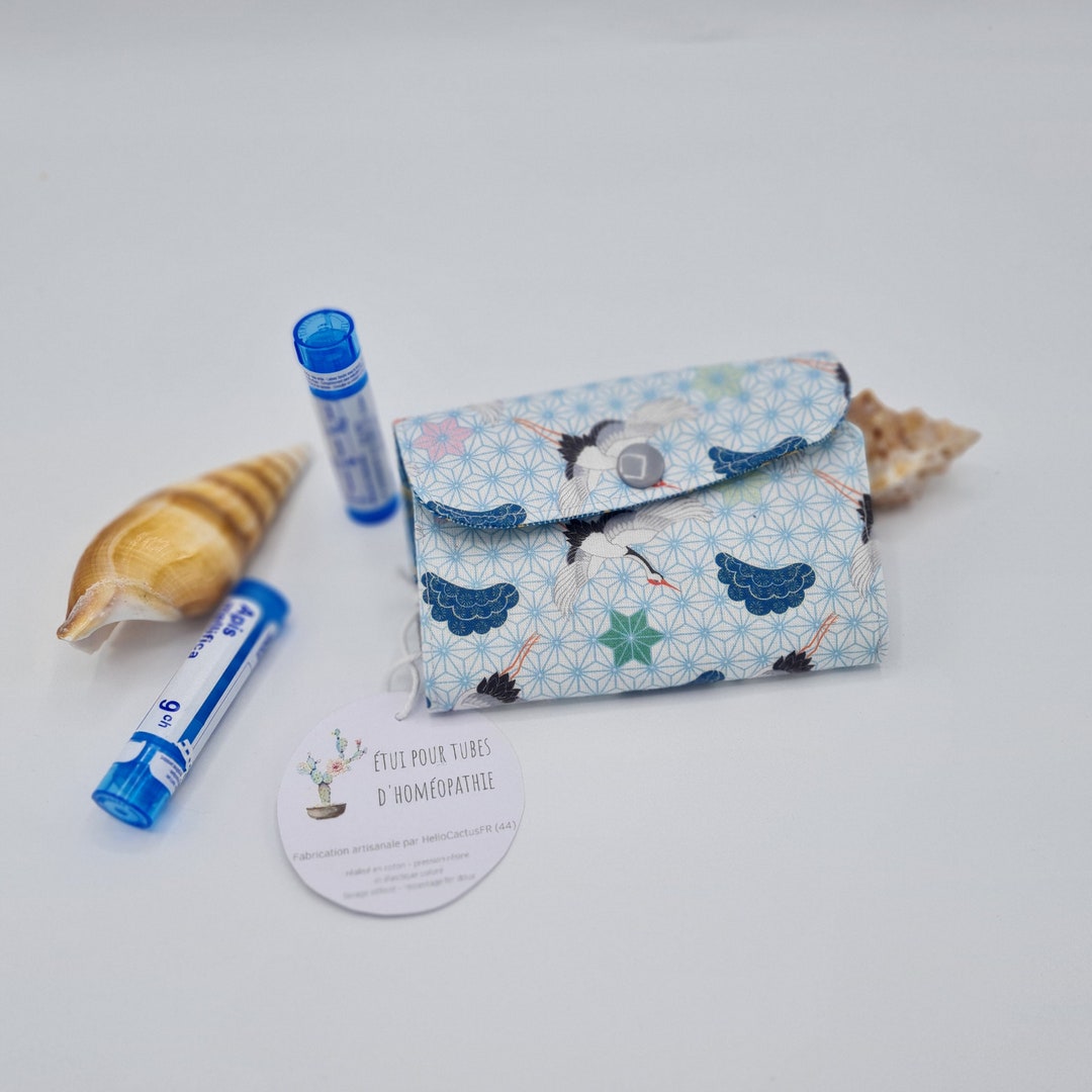 Homeopathy Tube Case Pouch Travel Pharmacy Kit Oeko Tex Etsy