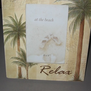 Tropical Wooden Photo Frame