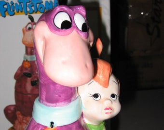 Dino and Pebbles Cookie Jar