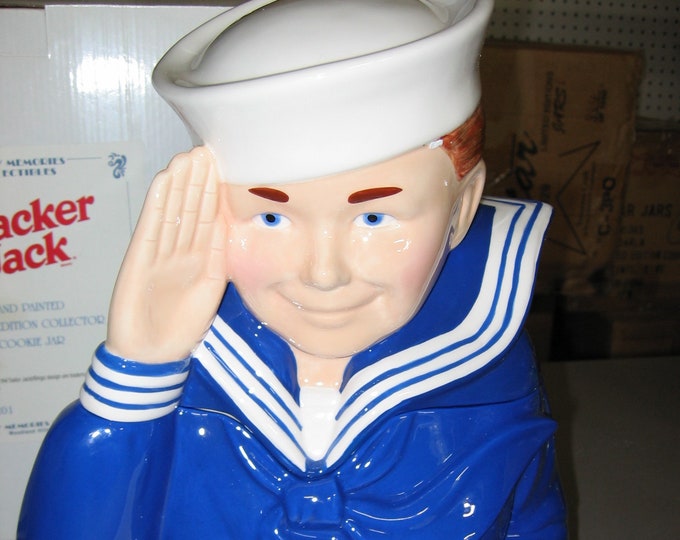 Cracker Jack Cookie Jar From Happy Memories Etsy