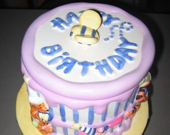 Happy Birthday Cookie Jar