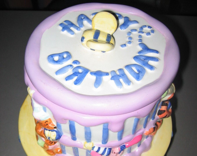 Happy Birthday Cookie Jar