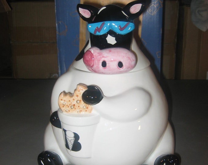 Braum's Dairy Cool Cow Cookie Jar
