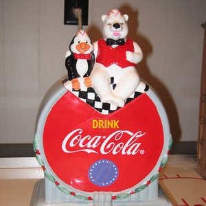 Coca Cola &quot;Lunch With Us &quot; Cookie jar