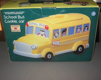 School Bus Cookie Jar