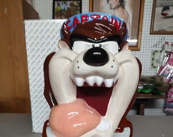 Taz Six Flags Cookie Jar