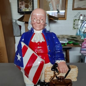 Ben Franklin Cookie Jar from Treasure Craft image 1