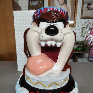 Taz Cookie Jar - Etsy