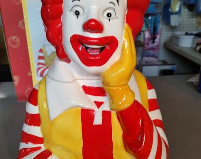 Ronald McDonald Cookie Jar
