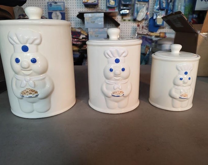 Pillsbury Doughboy Canister Set