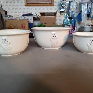Pillsbury Doughboy Mixing Bowls
