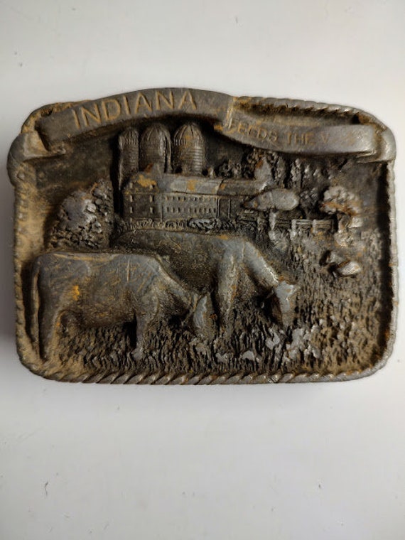 Indiana Metal Belt Buckle