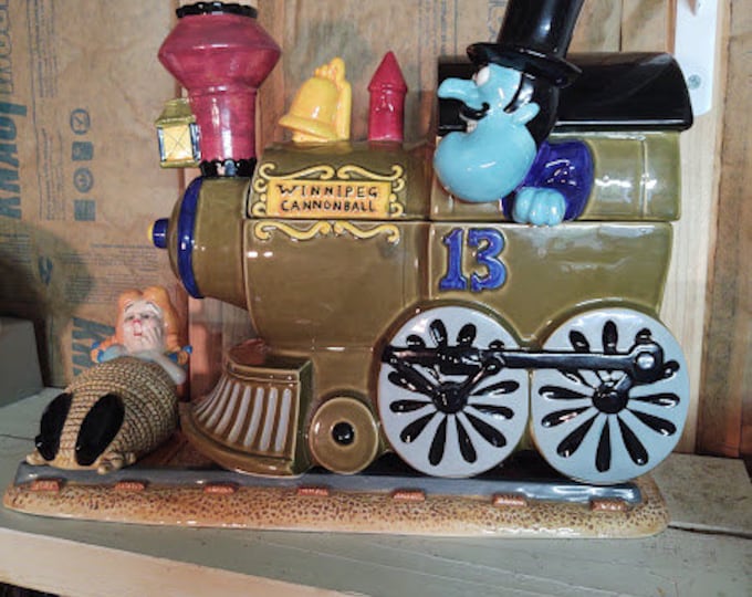 Snidely Whiplash and Nell Cookie Jar from Star Jars