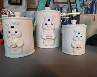 Pillsbury Doughboy Canister Set