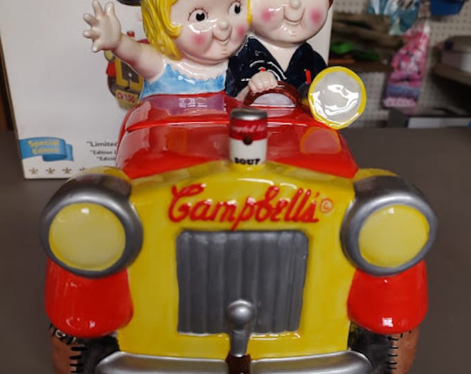 Campbell's Kids " Going Places" Cookie Jar