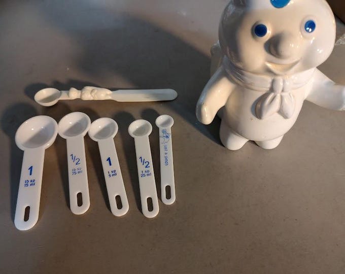 Pillsbury Doughboy Tool Holder with Measuring Spoons