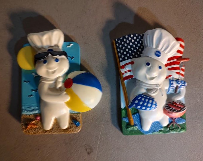 Pillsbury Doughboy Summer Holiday Magnets