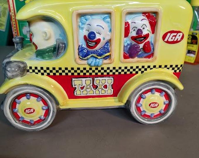 Circus Daze Taxi Cookie Jar