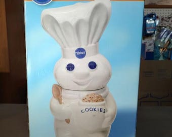 Pillsbury Doughboy "Giggling" Cookie Jar