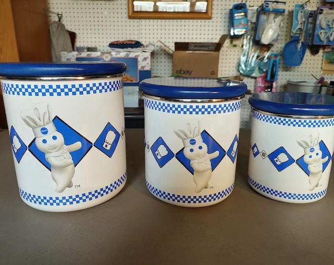 Pillsbury Doughboy Canister Set